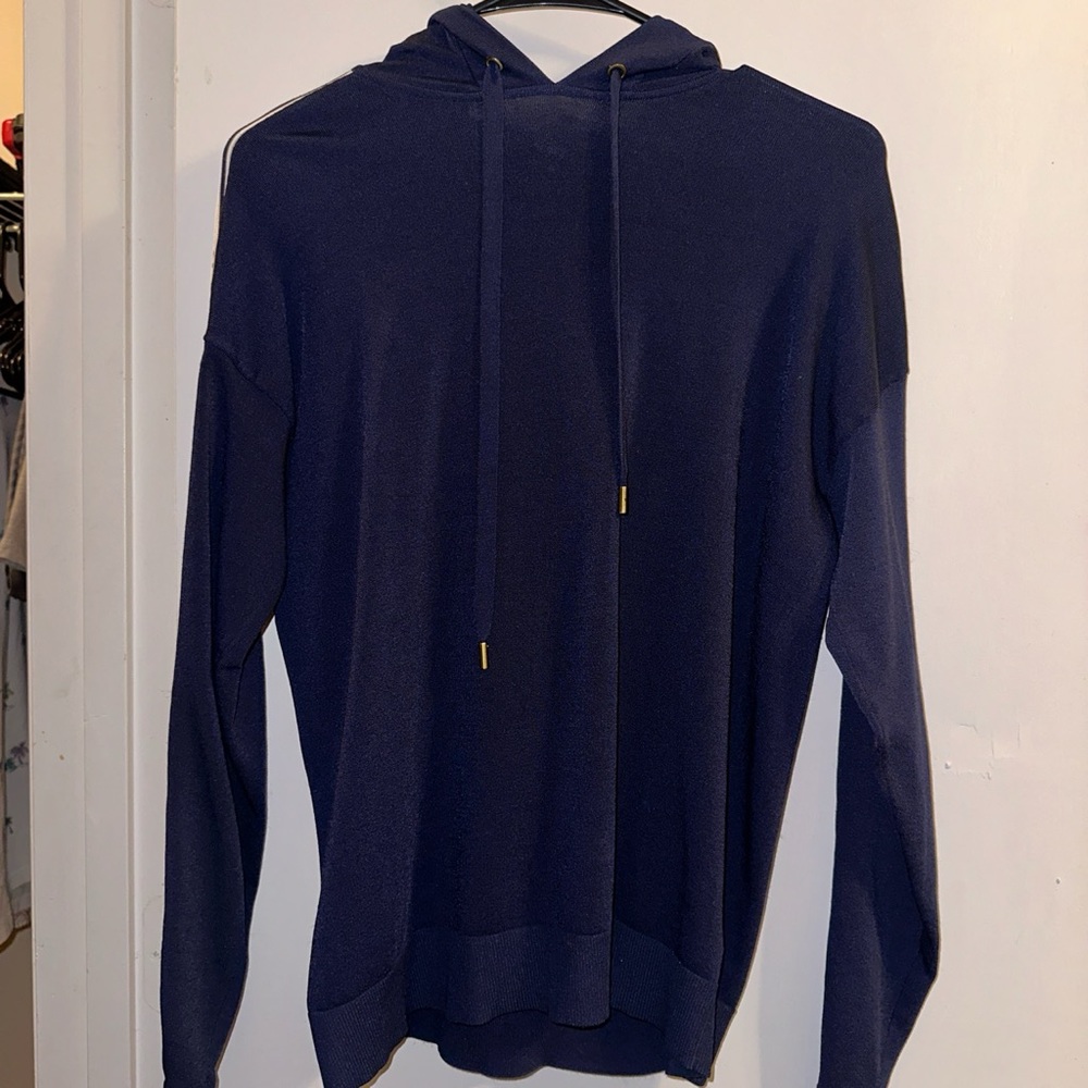 Michael Kors Navy blue hooded sweater